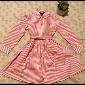Ralph Lauren girls stripped dress